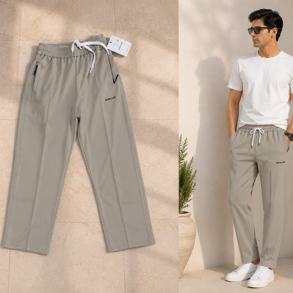 Relax Fit Baggy Trouser For Men (Summer clearance sale)