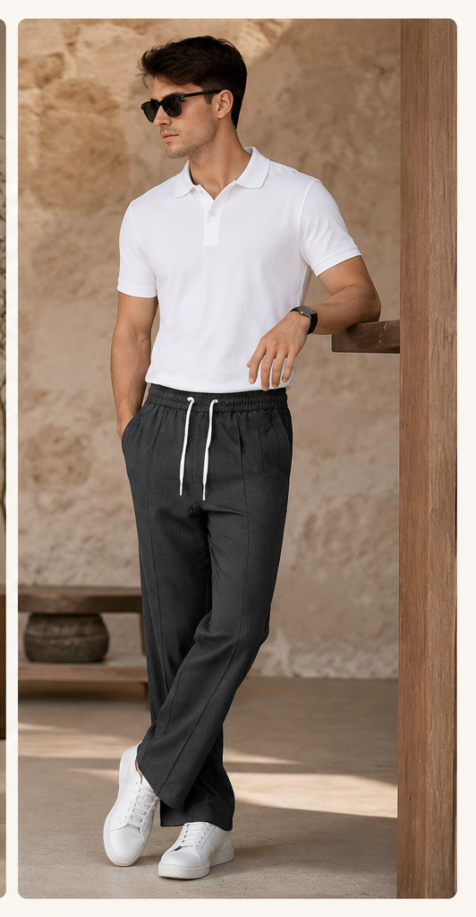 Premium Relaxed Fit Trouser – Everyday Comfort Collection(black)
