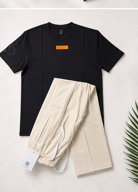 Premium Summer Co-Ord Set – Drop Shoulder T-Shirt & Relaxed Fit Trouser
