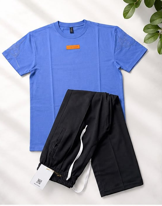 Premium Summer Co-Ord Set – Drop Shoulder T-Shirt & Relaxed Fit Trouser